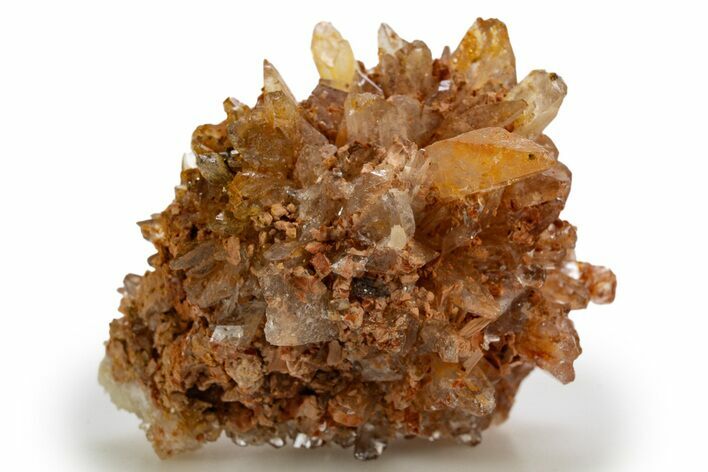 Orange Creedite Crystal Cluster - Durango, Mexico #316071